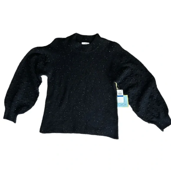 New CeCe Bobble Sleeve Pull On Sweater - Picture 5 of 11